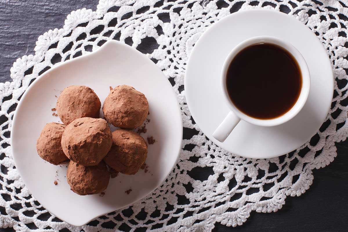 Dark Chocolate and Espresso Balsamic Truffles