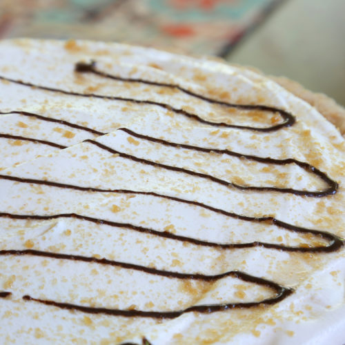 Chocolate Balsamic Peanut Butter Cream Pie