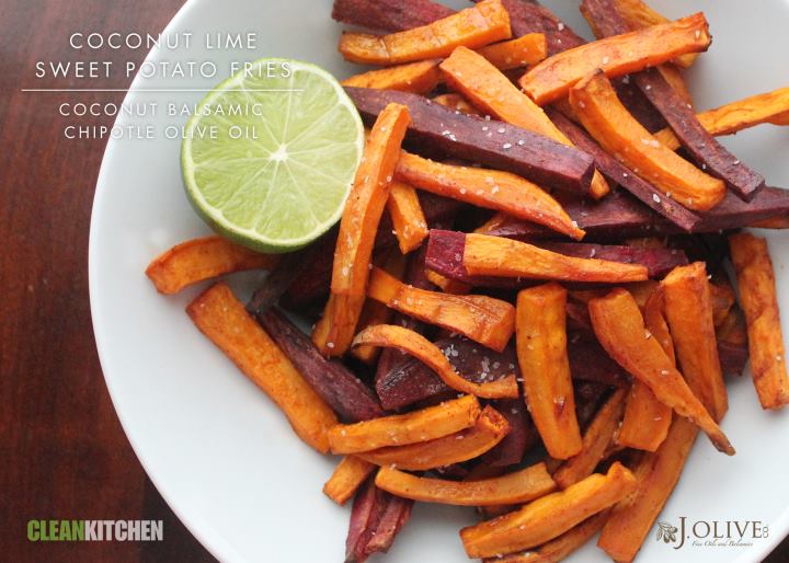 Coconut Lime Sweet Potato Fries