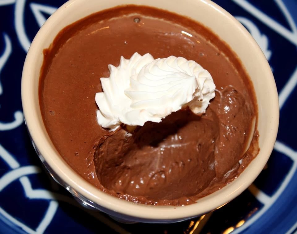 Oro Bailen Picual Dark Chocolate Pot de Creme with Blood Orange Agrumato Whipped Cream