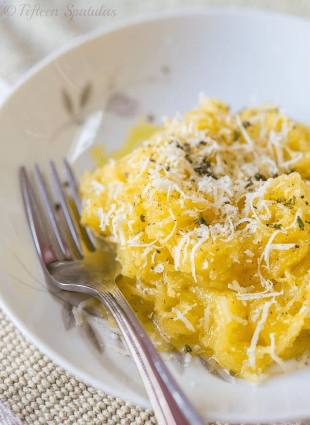 Spaghetti Squash with Rosemary Olive Oil