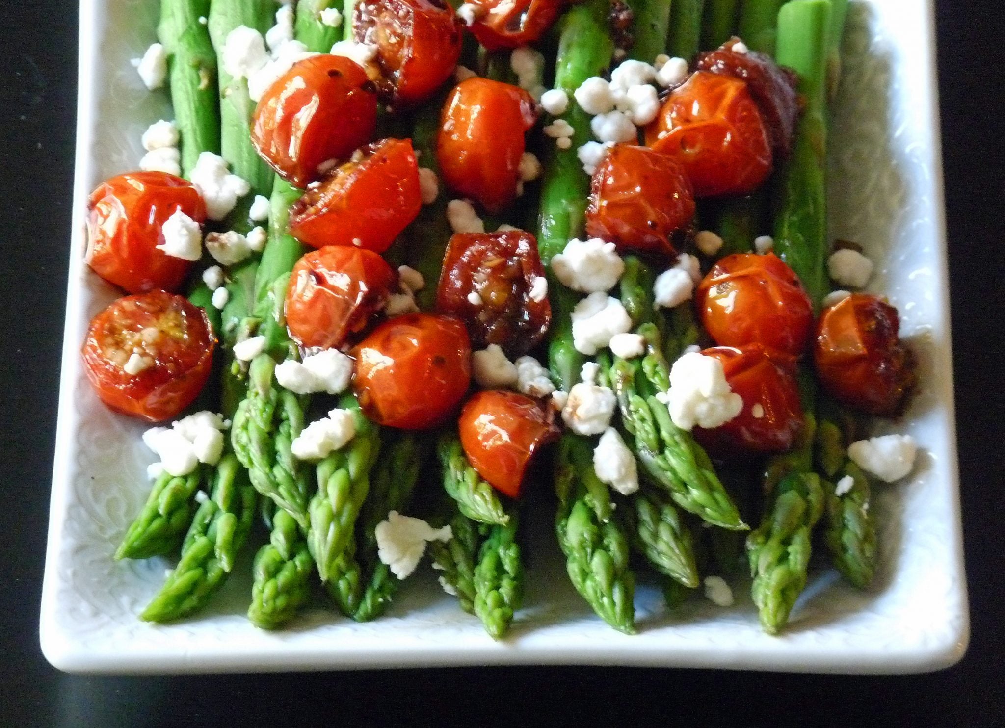 Asparagus & Balsamic Tomatoes