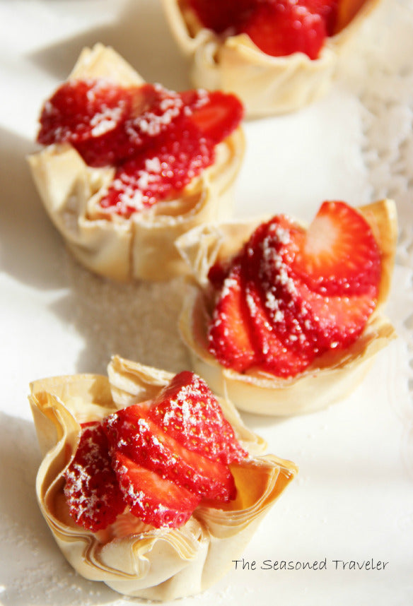 Strawberry Phyllo Cups