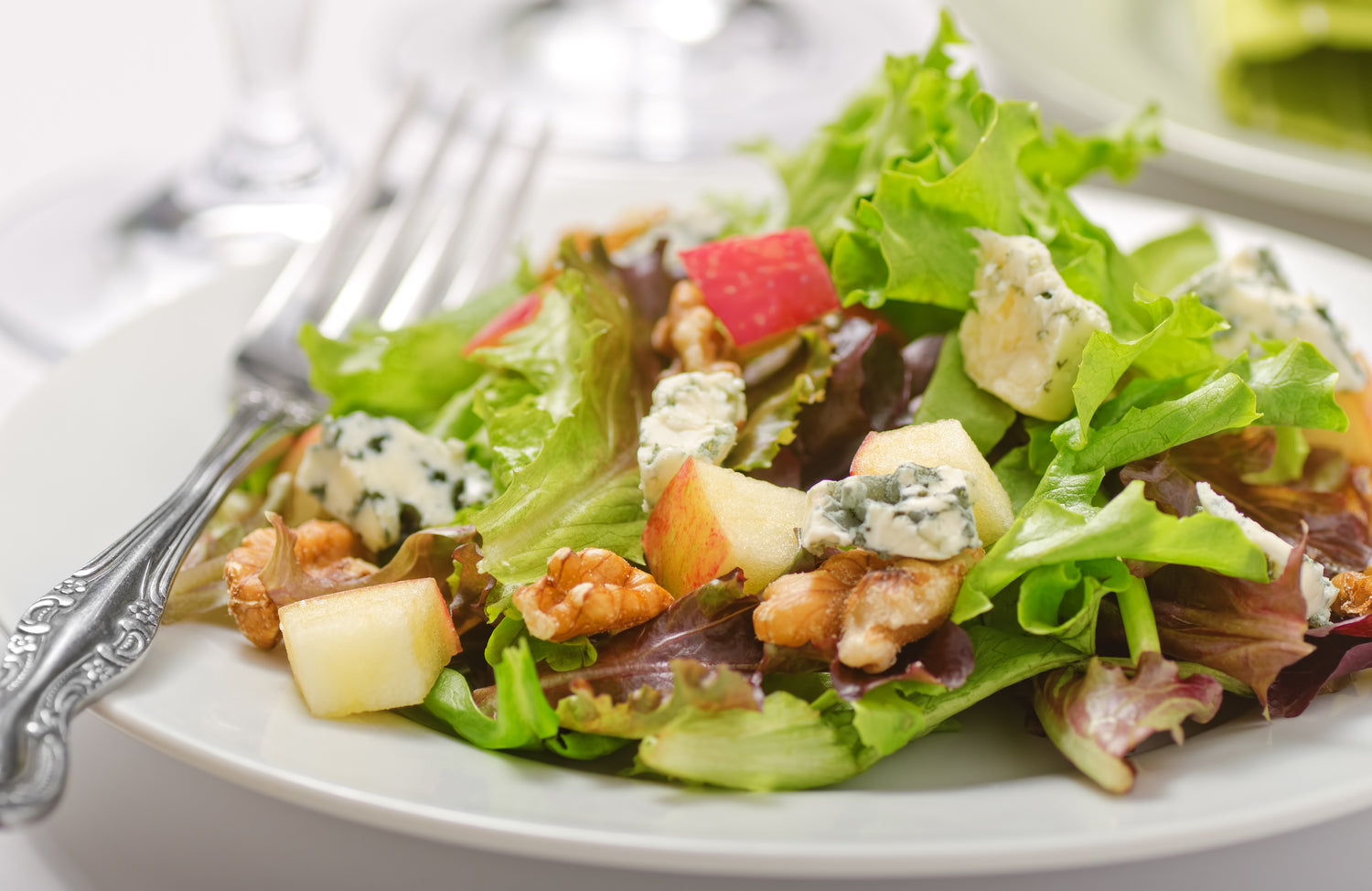 Chopped Apple Salad with a Gravenstein-Lime Vinaigrette