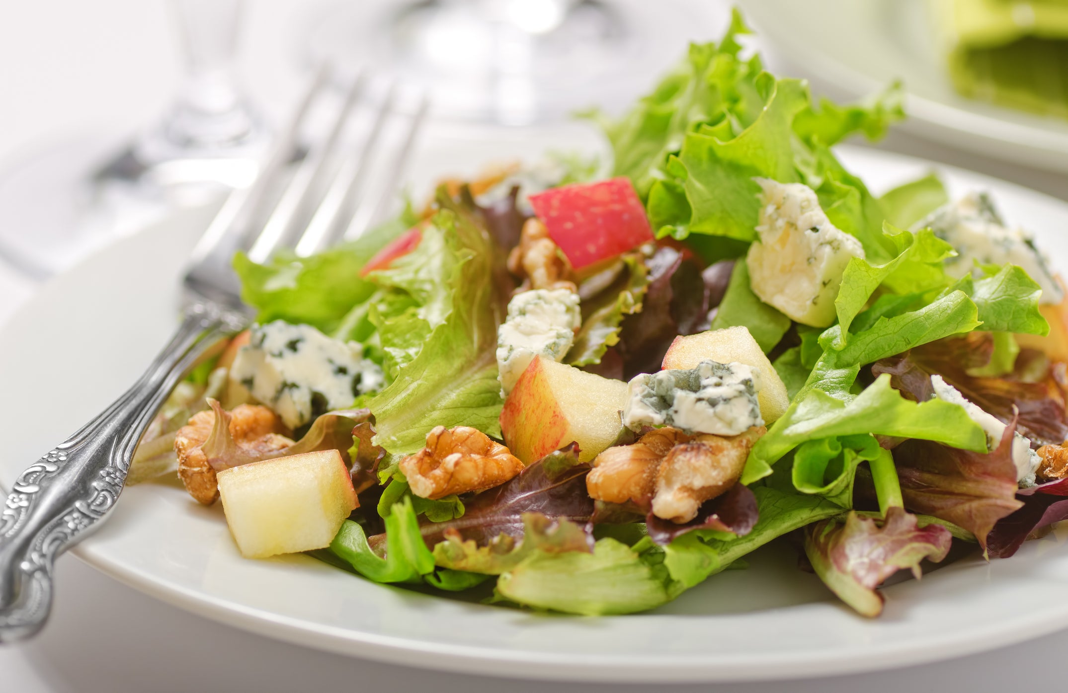 Chopped Apple Salad with a Gravenstein-Lime Vinaigrette