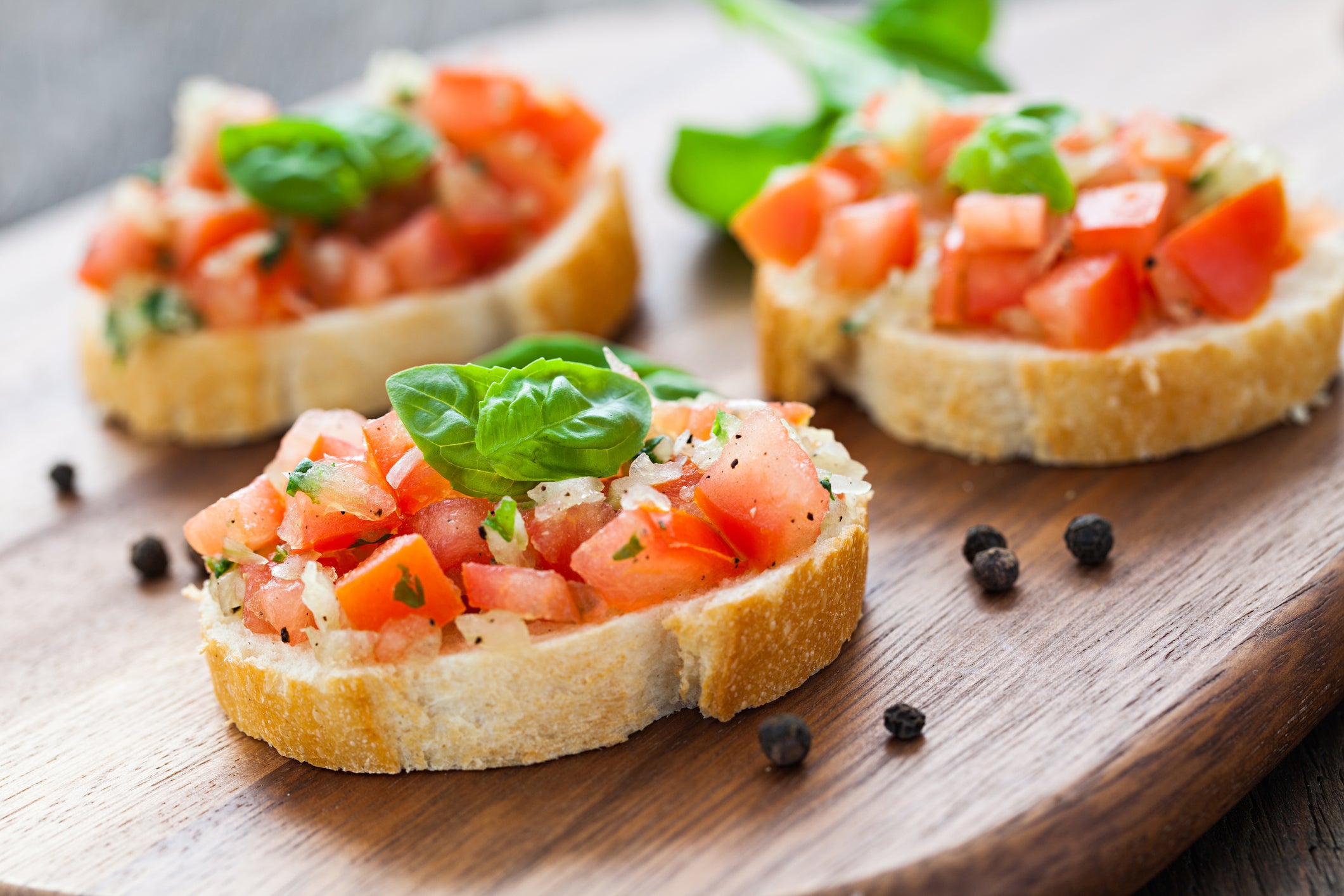 Zesty Herb Bruschetta