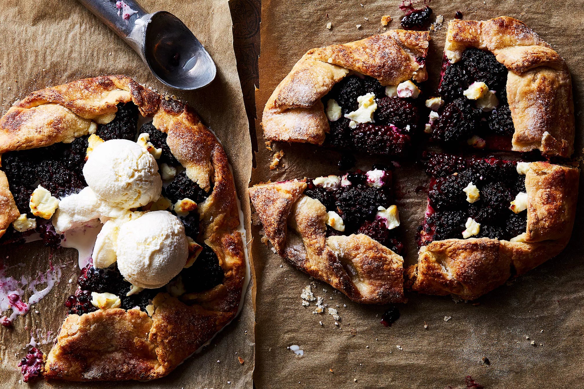 Blackberry & Plum Galette