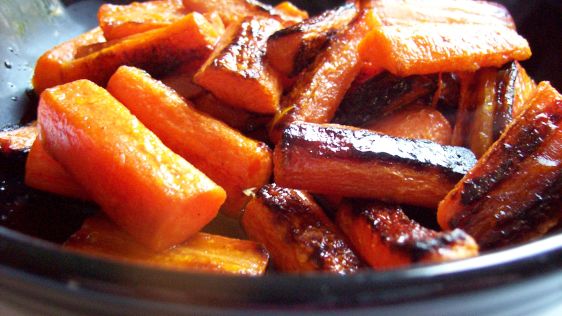 Roasted Carrots with Lemon Olive Oil