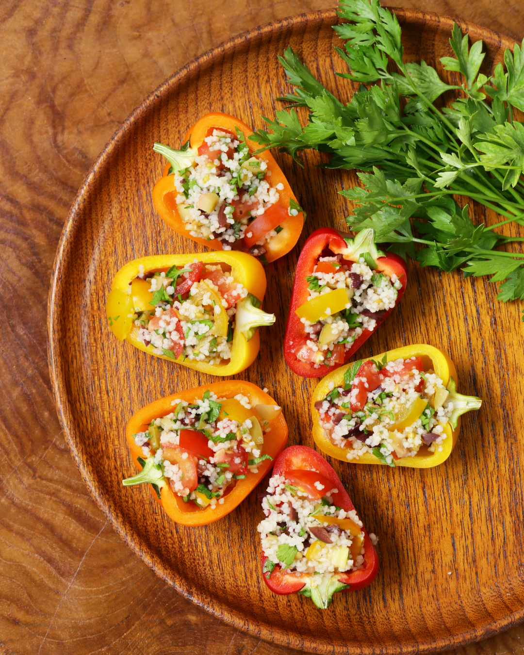 Mediterranean Stuffed Bell Peppers