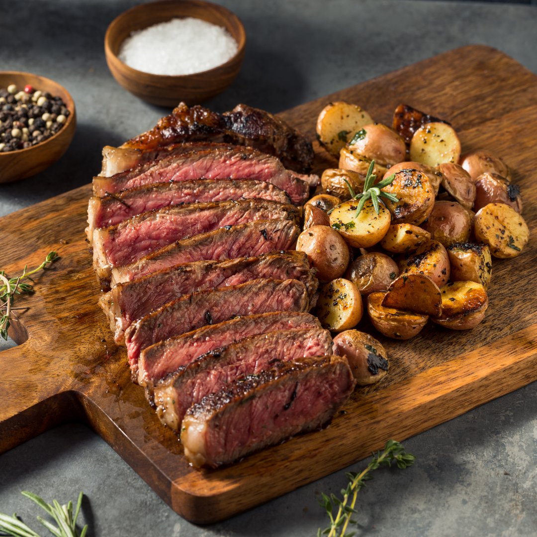 New York Strip with Maple Balsamic Glaze