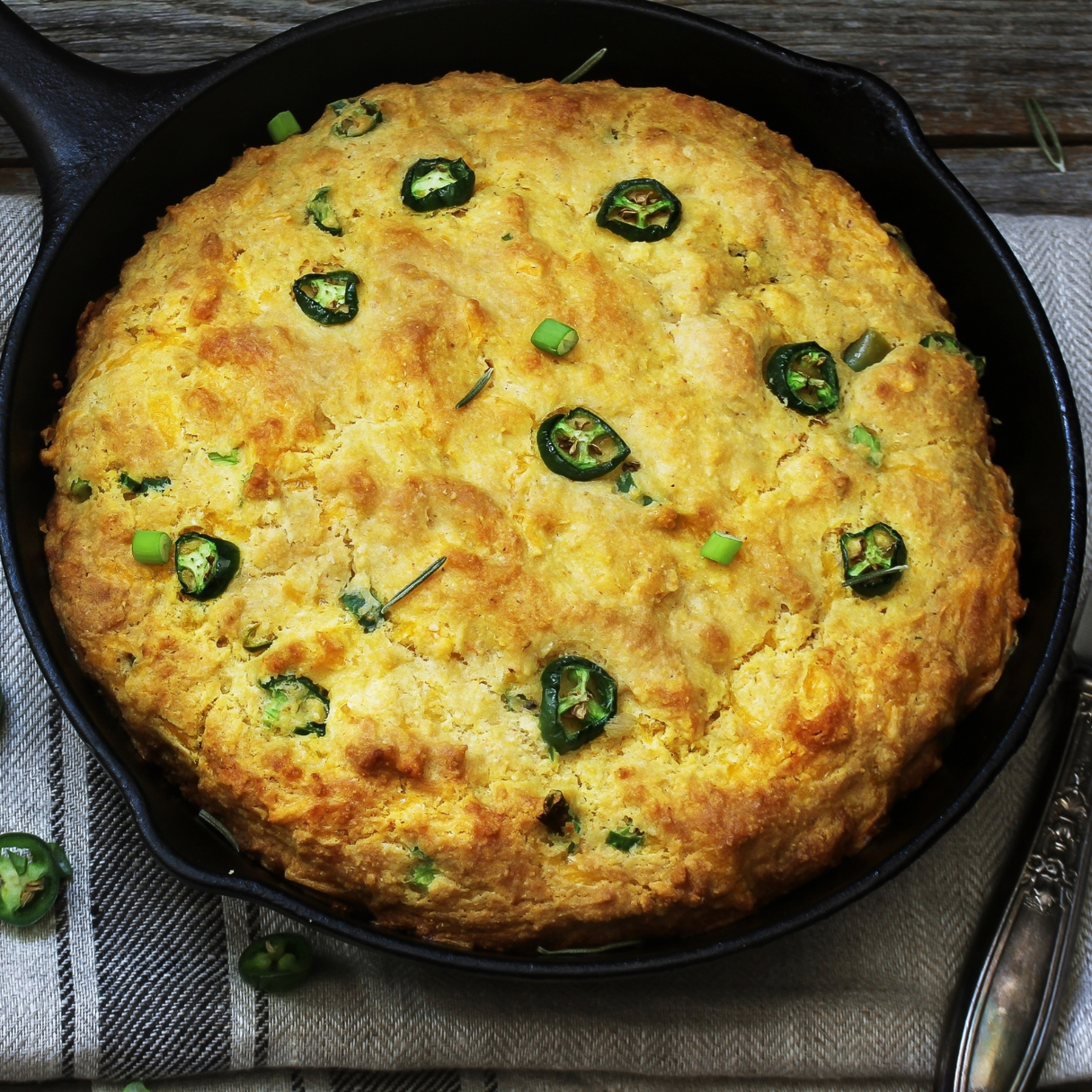 Cheesy Jalapeño Cornbread