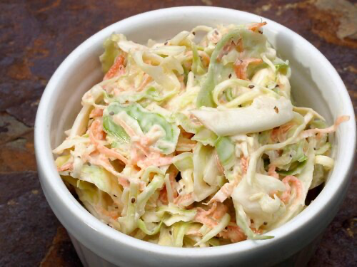 Sweet and Spicy Balsamic Coleslaw