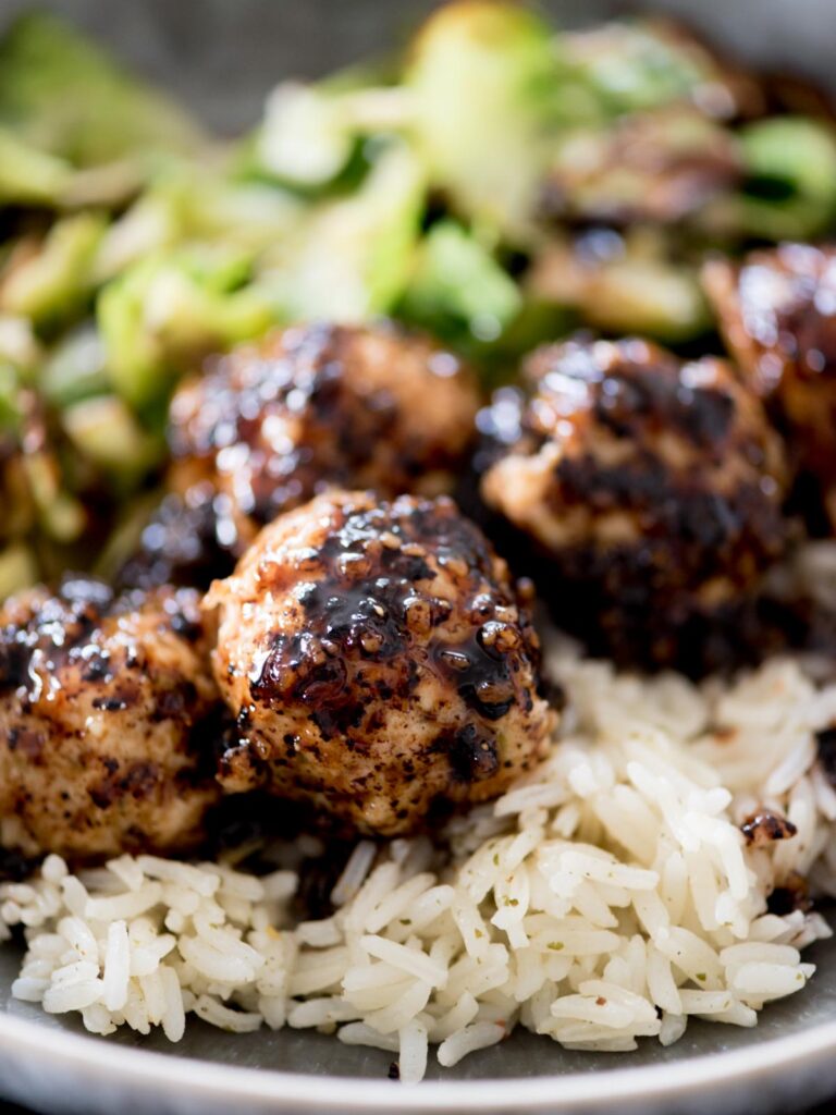 Sticky Sweet Chicken Meatballs