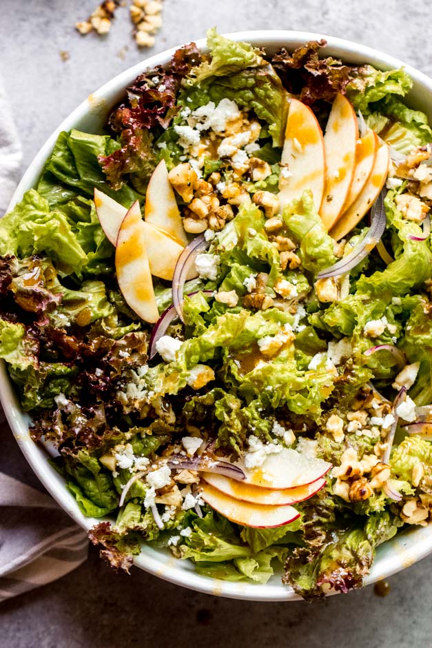 Apple Walnut Salad with Balsamic Vinaigrette