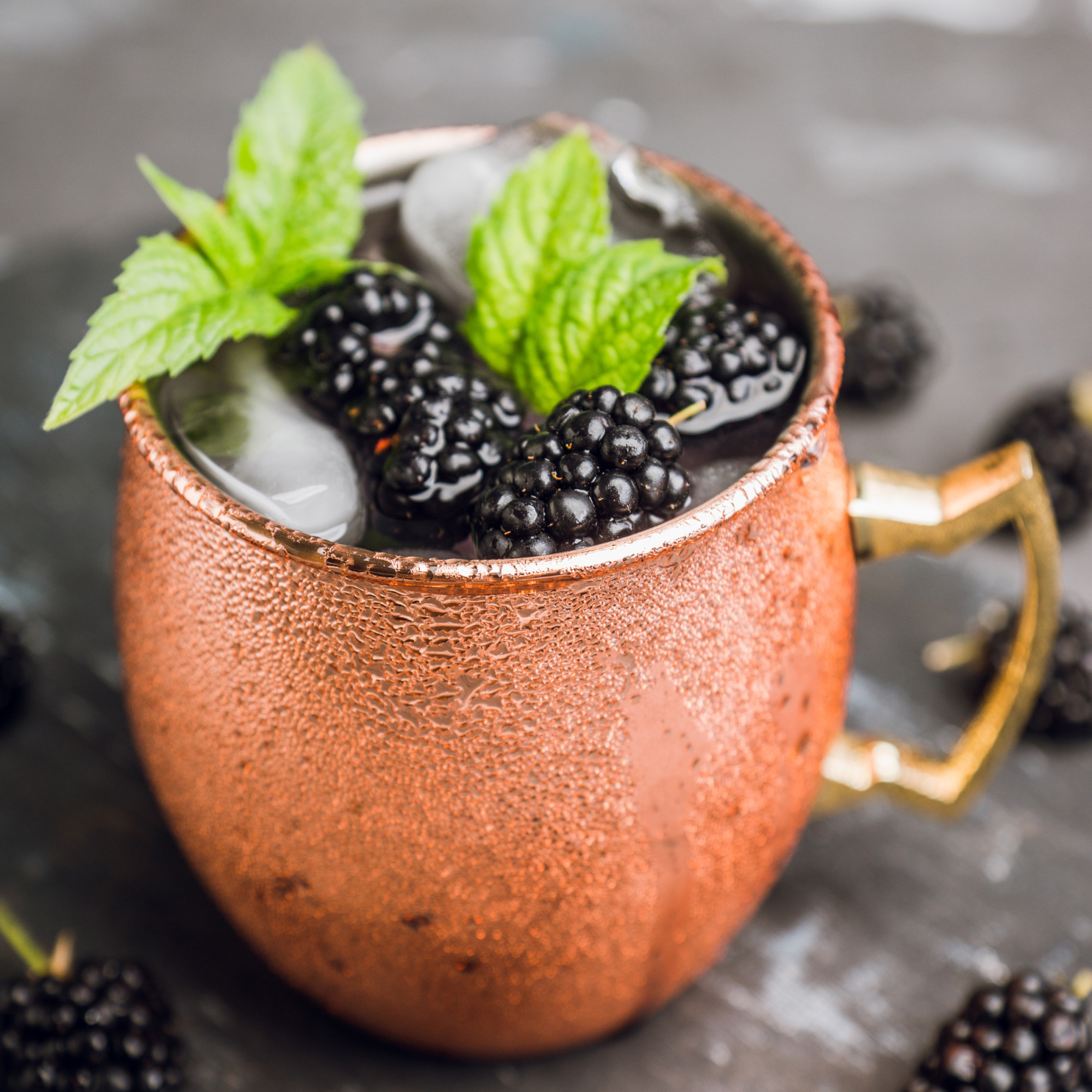 Blackberry Ginger Moscow Mule
