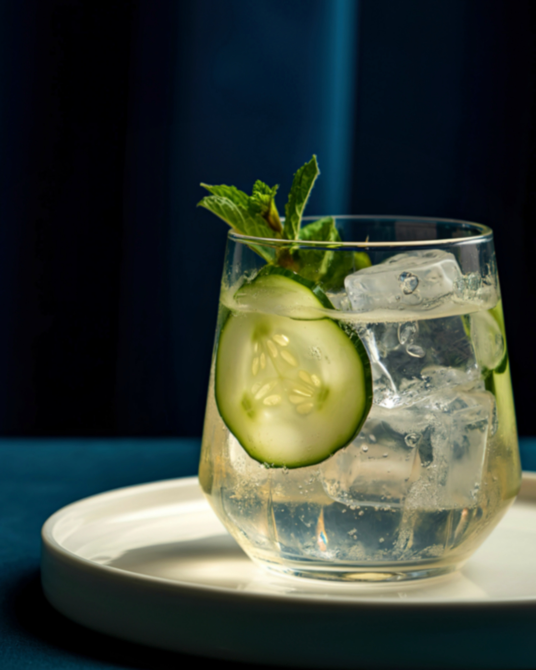 Cucumber Balsamic Gin Spritz