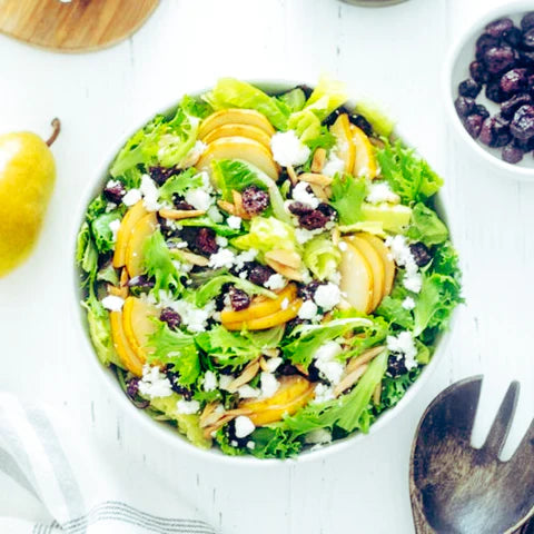 Cranberry Pear Balsamic Salad