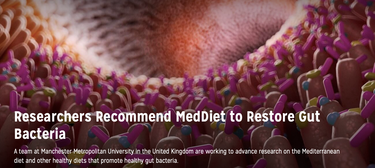 Researchers Recommend MedDiet to Restore Gut Bacteria
