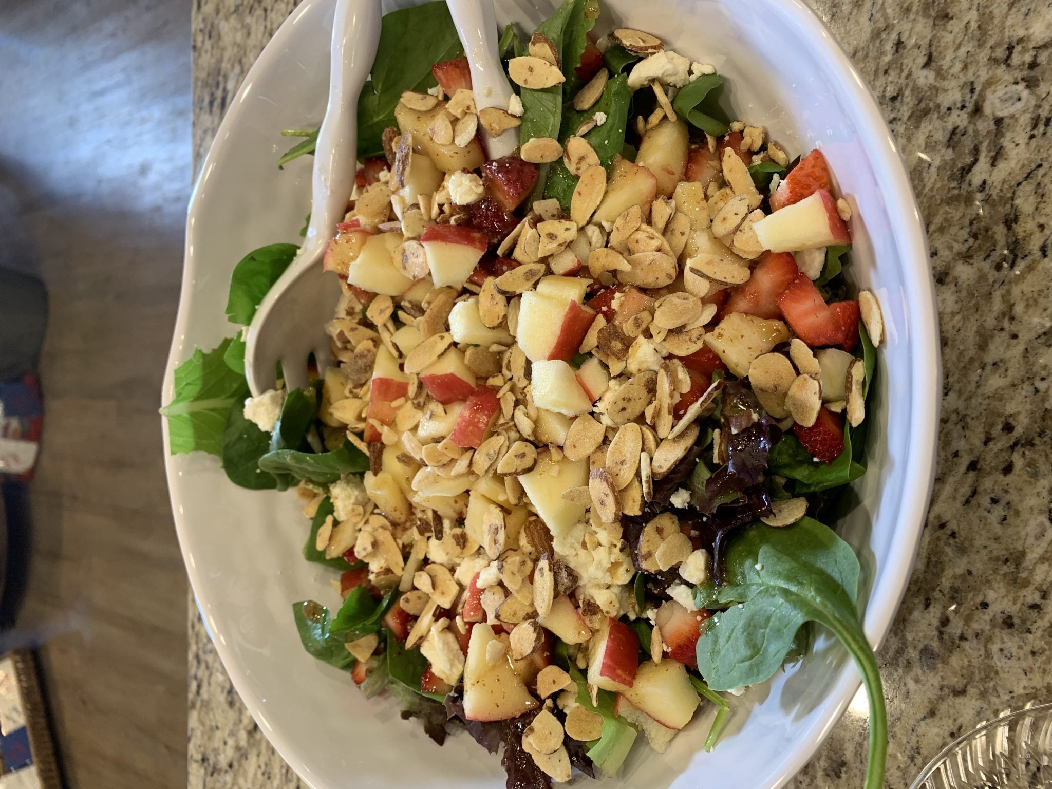 Summertime Salad with Blood Orange Olive Oil and Pomegranate Quince Balsamic