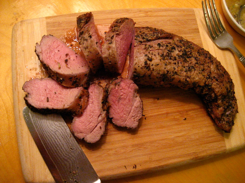 Pomegranate Quince Marinated Pork Tenderloin