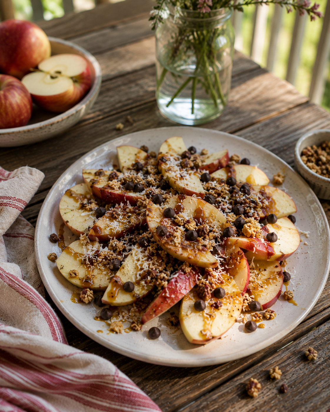 Raspberry Citrus Apple Nachos