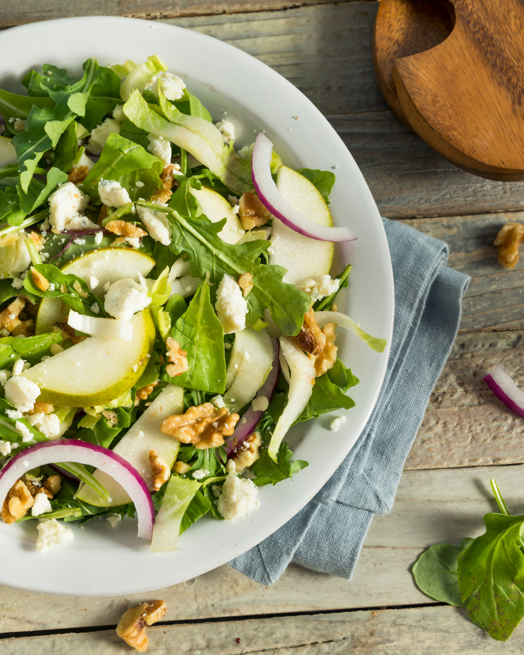 Autumn Pear & Arugula Salad