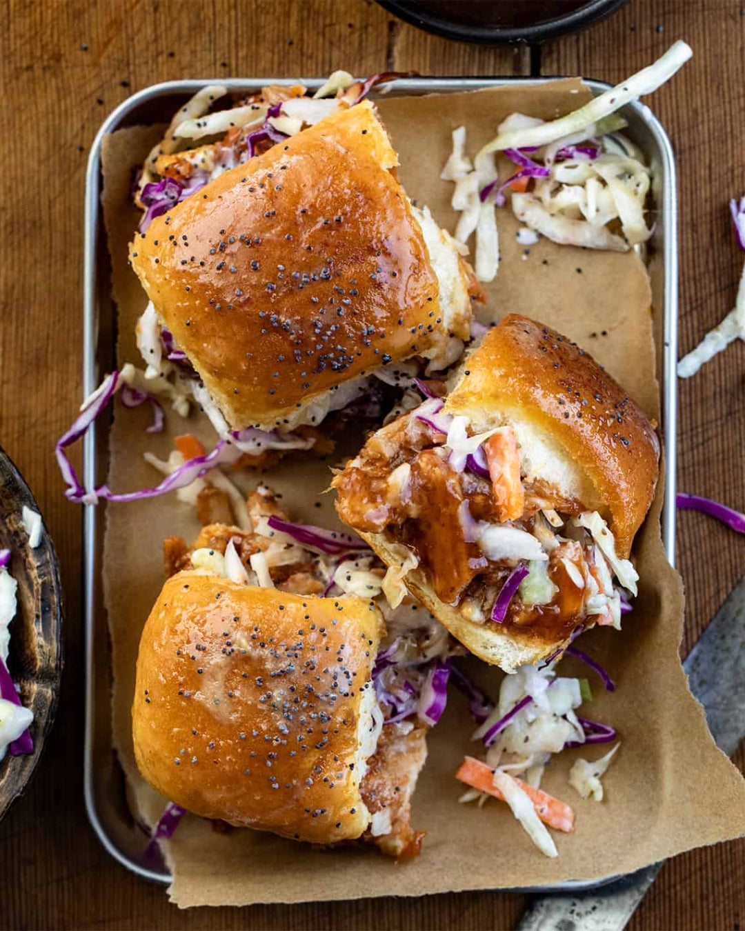 Chipotle Espresso Pulled Pork Sliders