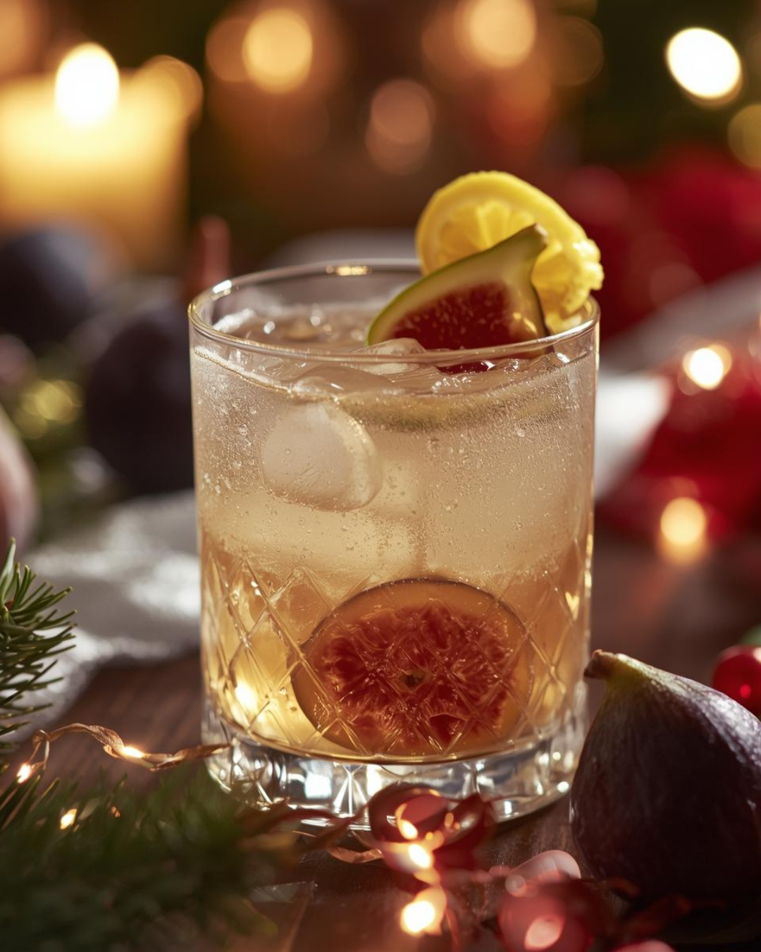 Fig & Ginger Sparkler