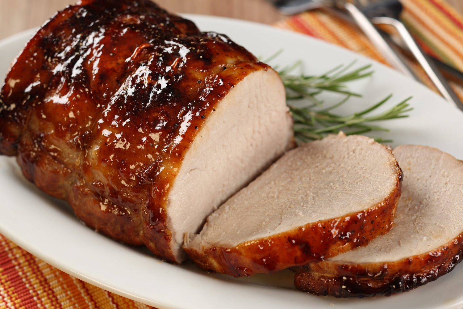 Rosemary & Blueberry Glazed Pork Tenderloin