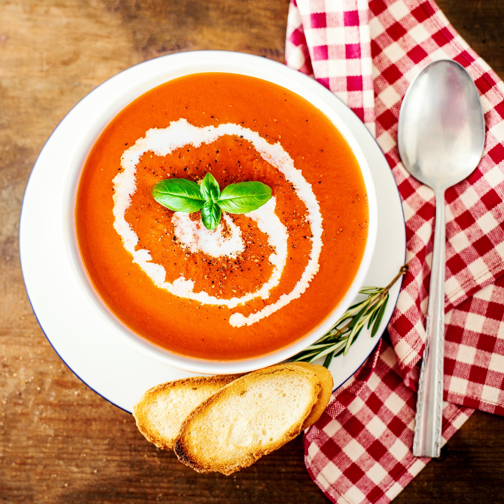 Black Pepper and Neapolitan Tomato Soup