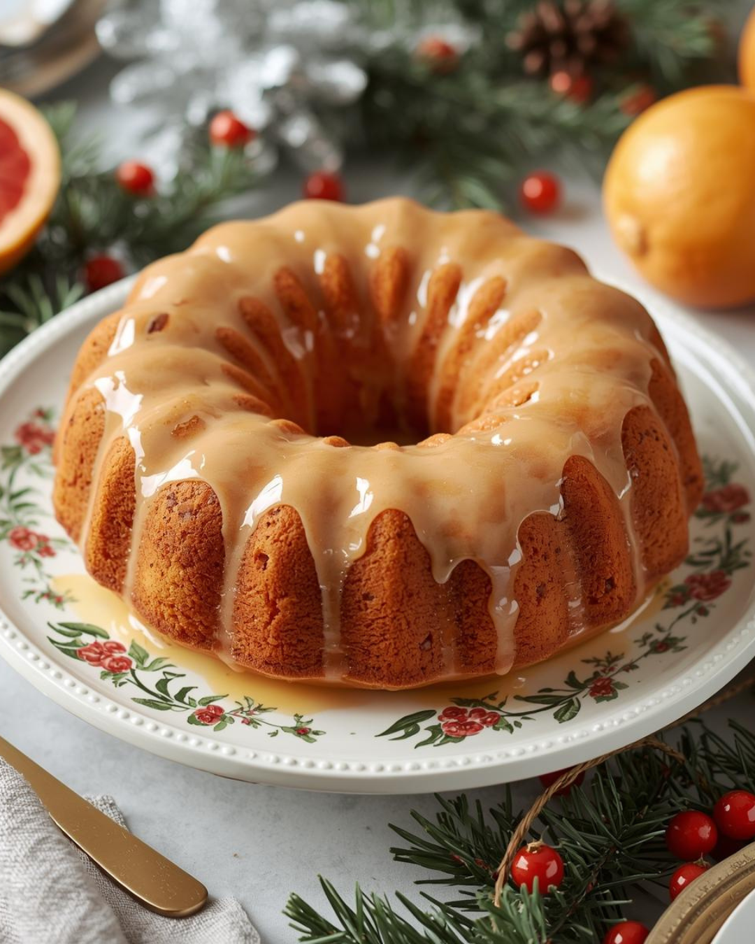 Grapefruit Olive Oil Cake
