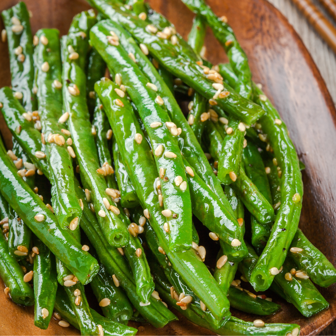 Sesame Honey-Ginger Green Beans