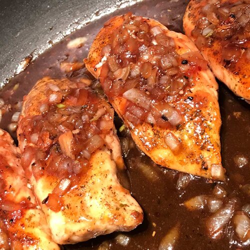 Raspberry Glazed Chicken