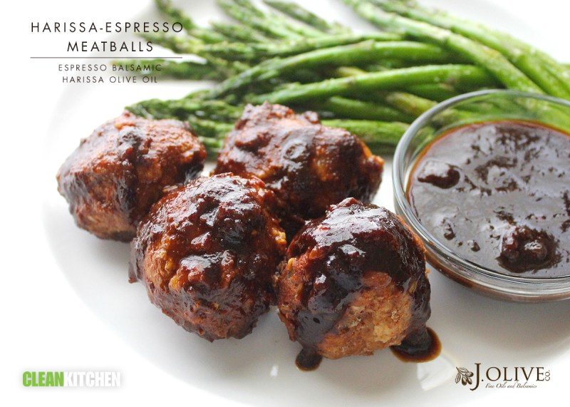 HARISSA-ESPRESSO BBQ MEATBALLS