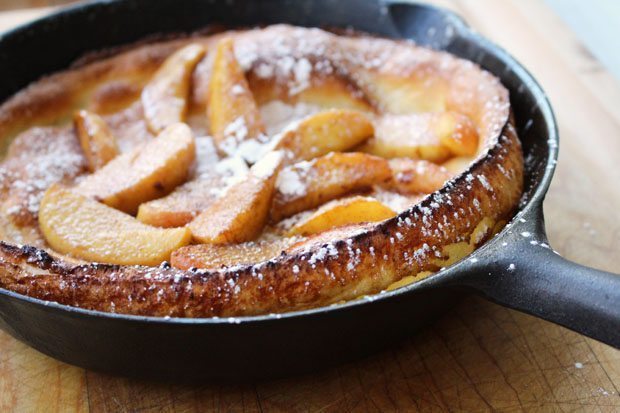 Apple-Pear Puff Pancake