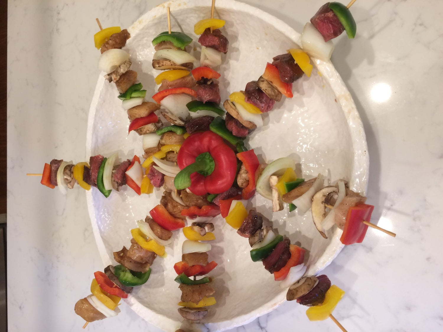 Grilled Chicken or Steak Kabobs