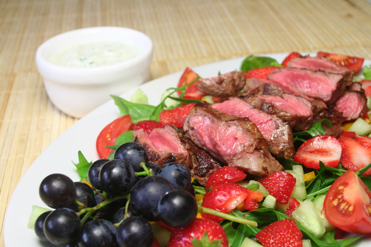 Strawberry Steak Salad